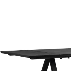 V-Fuß Esstisch in Schwarz - Hungaro