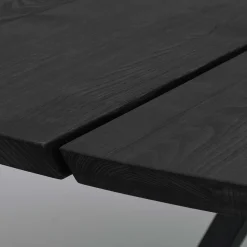 V-Fuß Esstisch in Schwarz - Hungaro