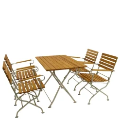 Vier Personen Sitzgruppe für den Garten - Laucius (fünfteilig)