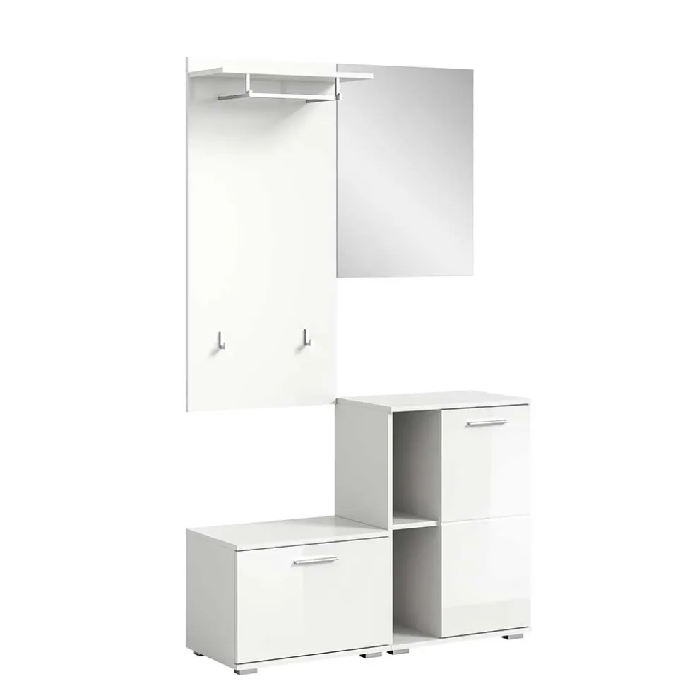 Vierteiliges Garderobenmöbel Set in modernem Design - Rugova