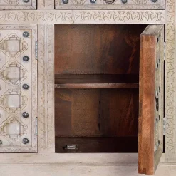 Vintage Design Anrichte in White Wash - Uladan