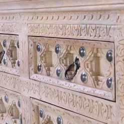 Vintage Design Anrichte in White Wash - Uladan