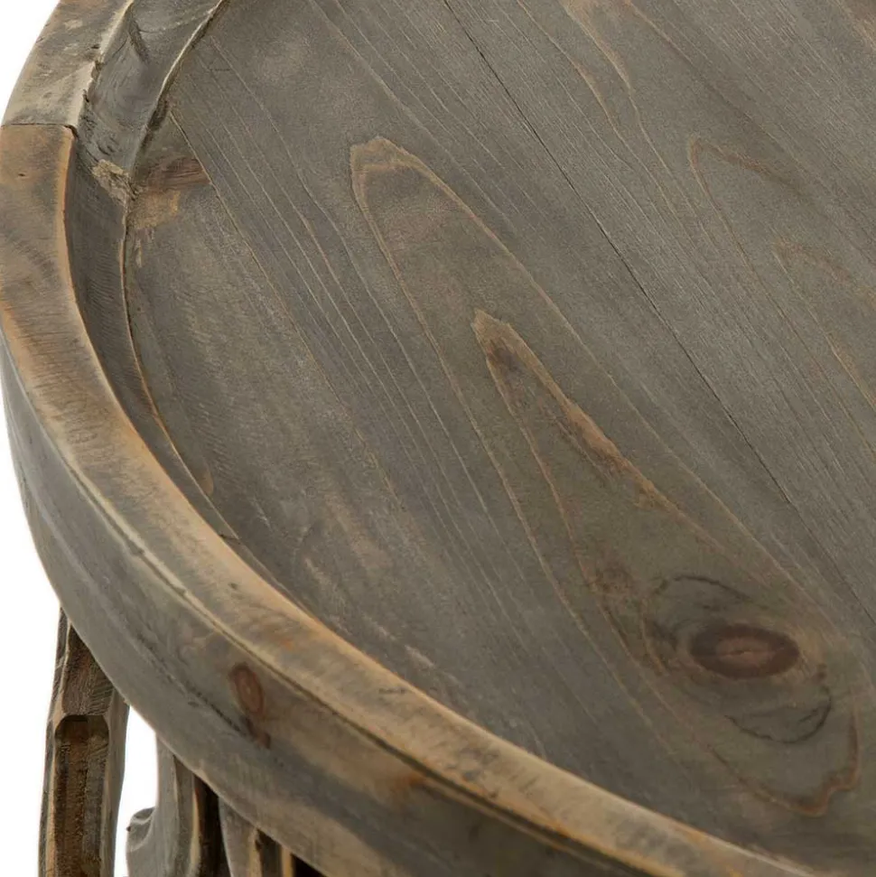 Vintage Design Couchtisch aus Tanne Massivholz - Lenala