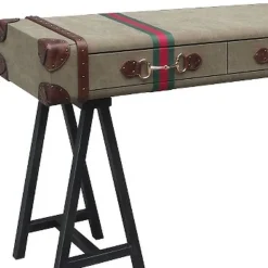 Vintage Design Konsolentisch im Koffer Look - Sketto