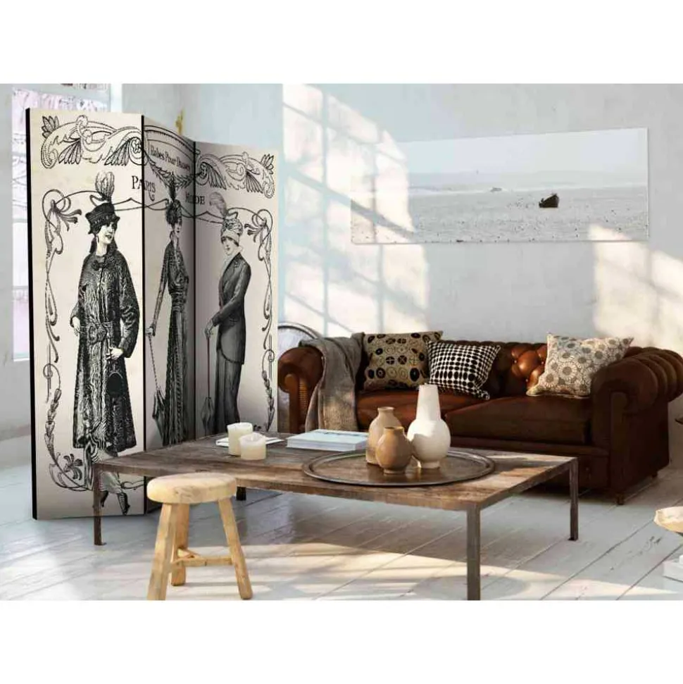 Vintage Design Paravent Damenmode 1914 - Malentra