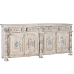 Vintage Design Sideboard in Holz White Wash - Cionga