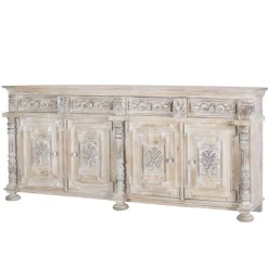 Vintage Design Sideboard in Holz White Wash - Cionga
