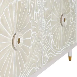 Vintage Design Sideboard aus Mango Massivholz - Triboot