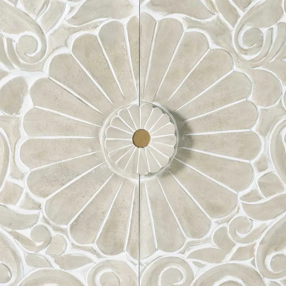 Vintage Design Sideboard aus Mango Massivholz - Triboot