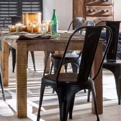 Vintage Esszimmertisch aus Recyclingholz - Bahiro