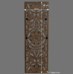 Vintage Flurmöbel aus Holz Sandfarben - Runiasa (sechsteilig)