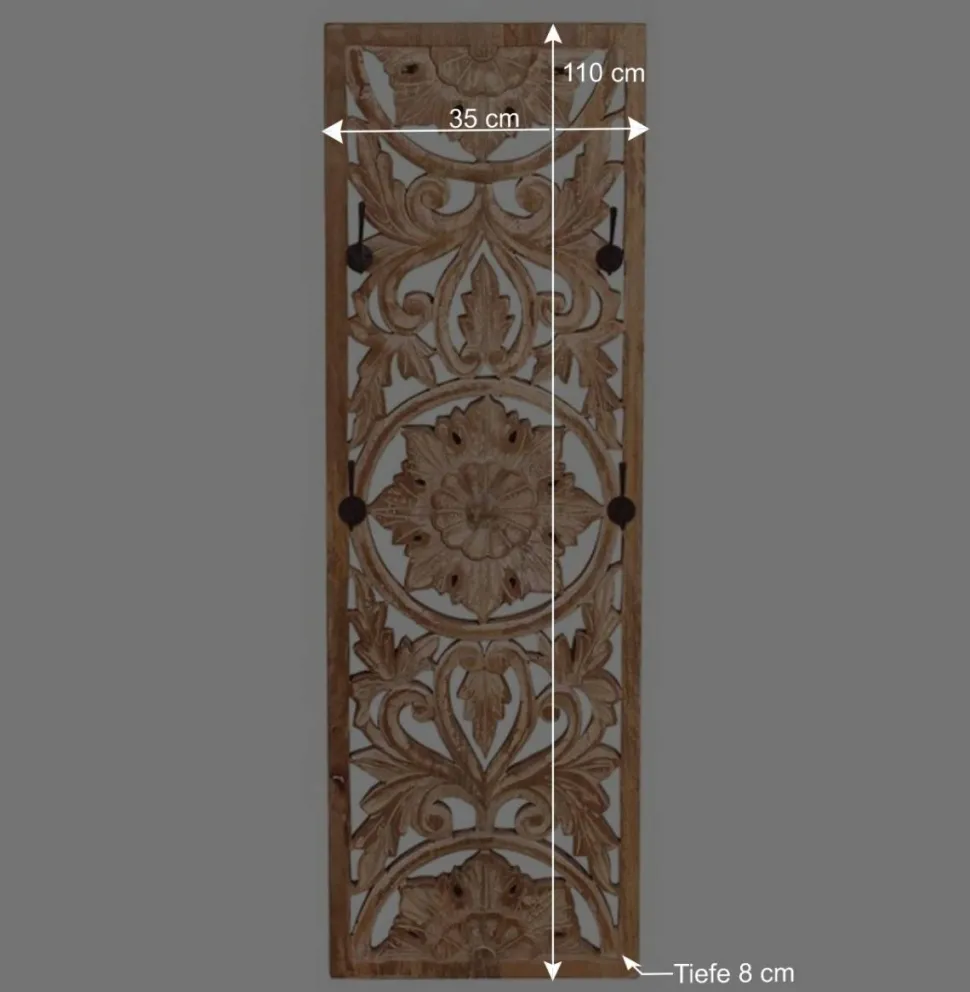 Vintage Flurmöbel aus Holz Sandfarben - Runiasa (sechsteilig)