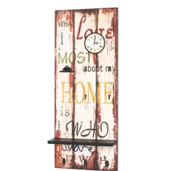 Vintage Garderobe Coventry mit Uhr