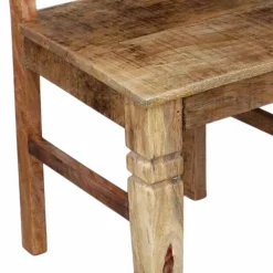 Vintage Holzstuhl Set Indri rustikaler Charme (2er Set)