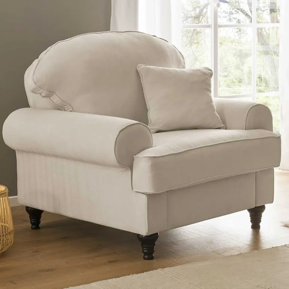 Vintage Sessel im Landhaus Look - Merandes