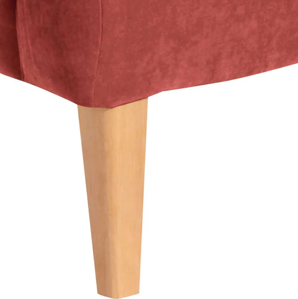 Vintage Sessel in Terracotta Velours - Granna