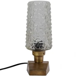 Vintage Tischleuchten aus Strukturglas - Acristodad (2er Set)