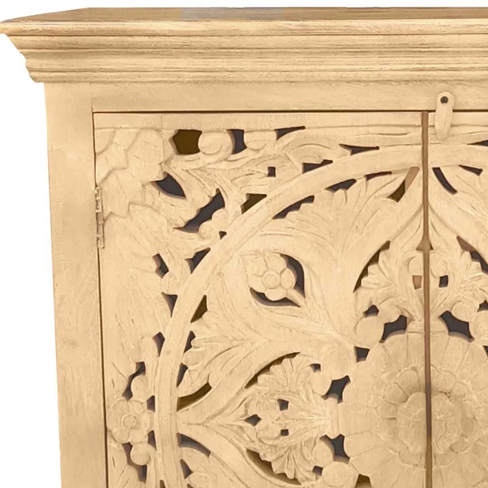 Vintage Türen Kommode mit floralem Ornament - Runiasa