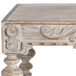 Vintage Wohnzimmertisch in Mangoholz White Wash - Lornas