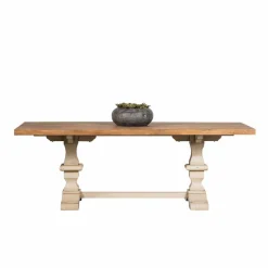 Vintage-Esstisch Helsing mit massiver Tischplatte