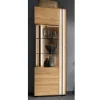 Vitrine aus Asteiche Massivholz - Slaraduva