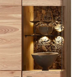 Vitrine in Esche und Wildeiche - Cassna