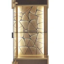 Vitrine in Wildeiche teilmassiv - Dagmy