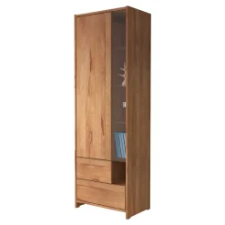 Vitrine Salomonia aus Kernbuche Massivholz