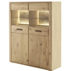 Vitrinenschrank in Asteiche Hell - Jevedaz