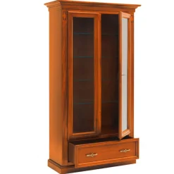 Vitrinenschrank in Kirschbaumfarben - Manukau