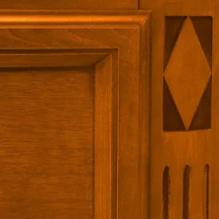 Vitrinenschrank in Kirschbaumfarben - Manukau