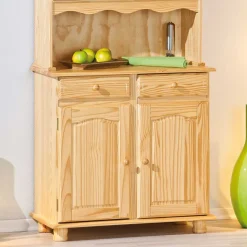 Vitrinenschrank Nabrosia im Landhausstil