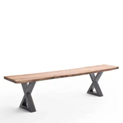 Waldkanten Esstischbank in Akazie Natur - Clarina