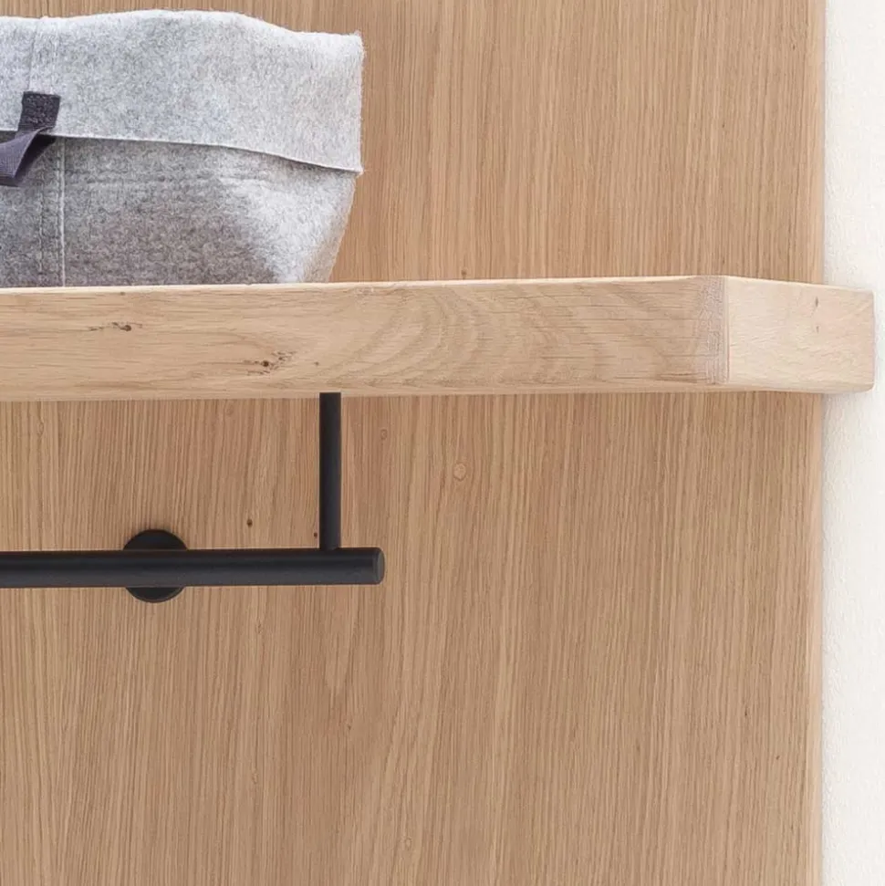 Wand Hängegarderobe in Eiche Bianco - Arkadiuz