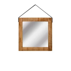 Wand Hängespiegel mit Holzrahmen aus Mango - Nicono