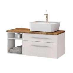 Wand Waschbeckenschrank Set 90cm - Enwicos (dreiteilig)