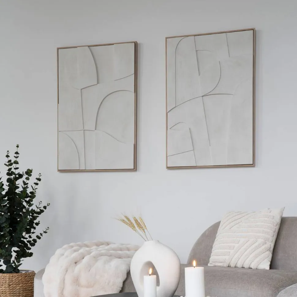 Wandbild mit abstraktem Relief - Clause