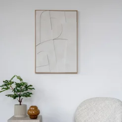 Wandbild mit abstraktem Relief - Clause