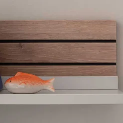 Wandboard in Weiß mit Wildeiche - Varzino