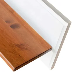 Wandboard in Weiß und Kiefer - Varicano