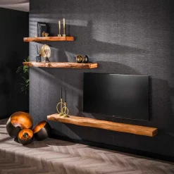 Wandboard mit Baumkante aus Akazie - Casaniano