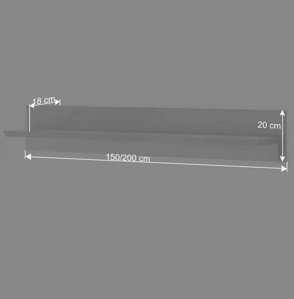 Wandboard mit LED Beleuchtung - Tirol