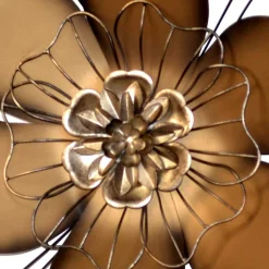 Wanddekoration aus Metall Blüte - Vien