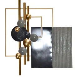 Wanddekoration aus Metall - Naomi