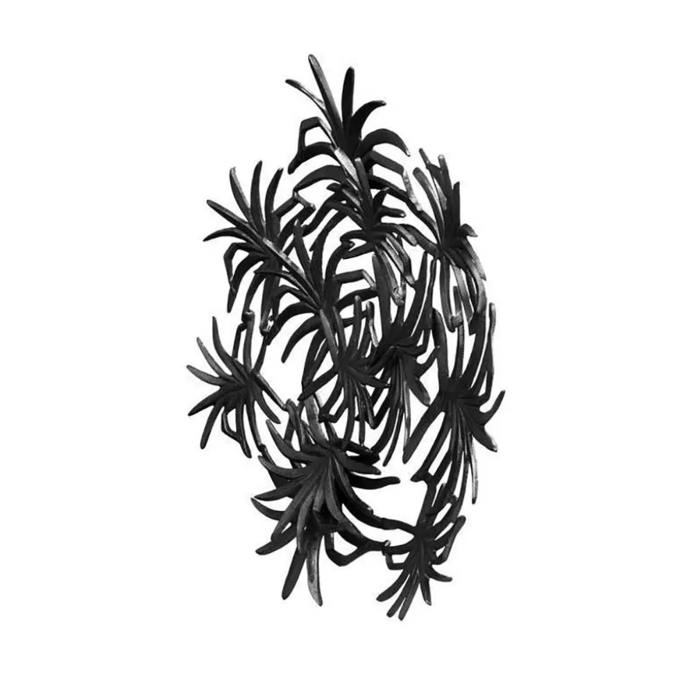 Wanddekoration in Schwarz - Mikene