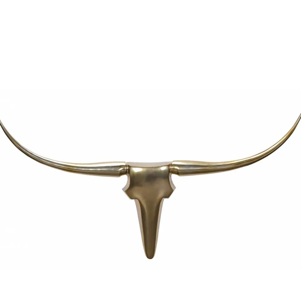 Wanddekoration Stier Kopf in Gold - Fantast