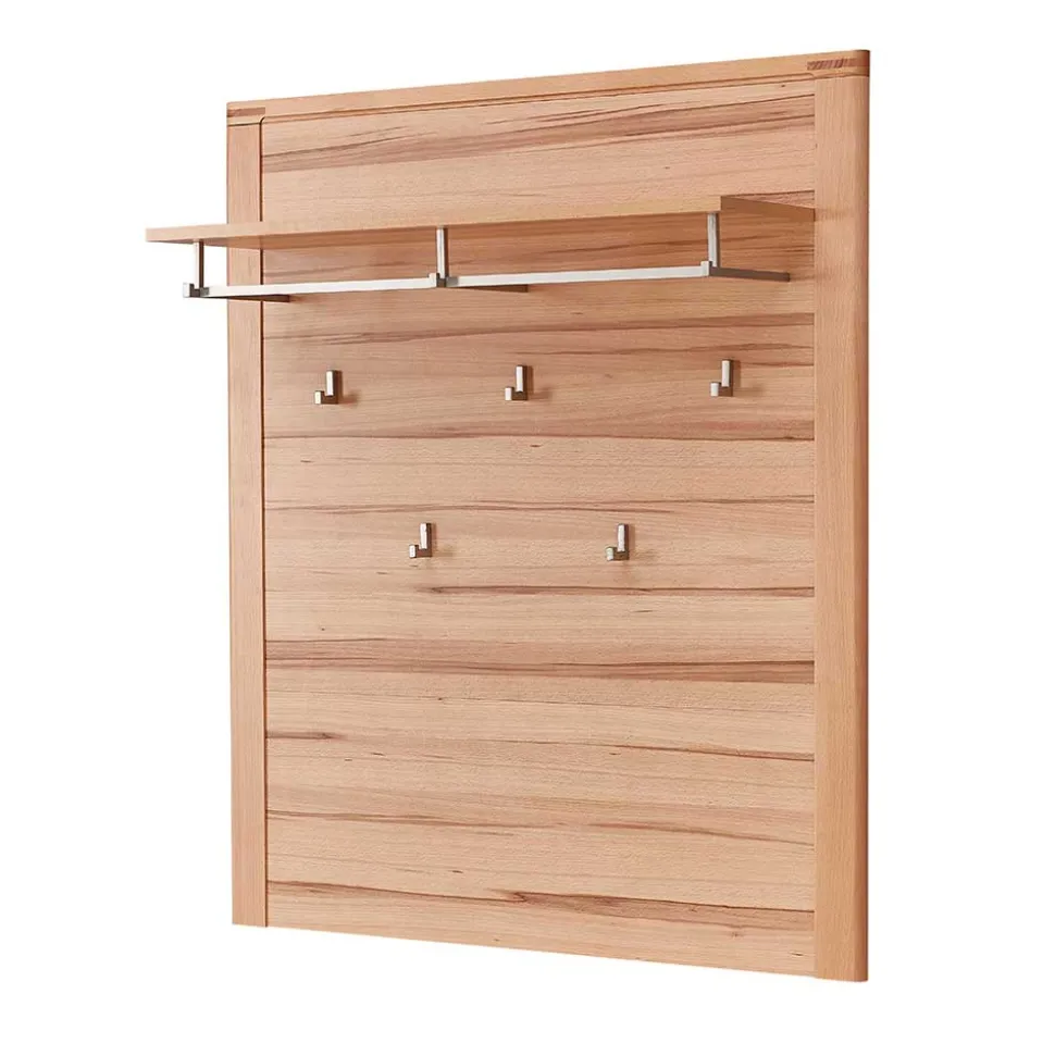 Wandgarderobe - 90x110x29 cm in Kernbuche - Viktorion