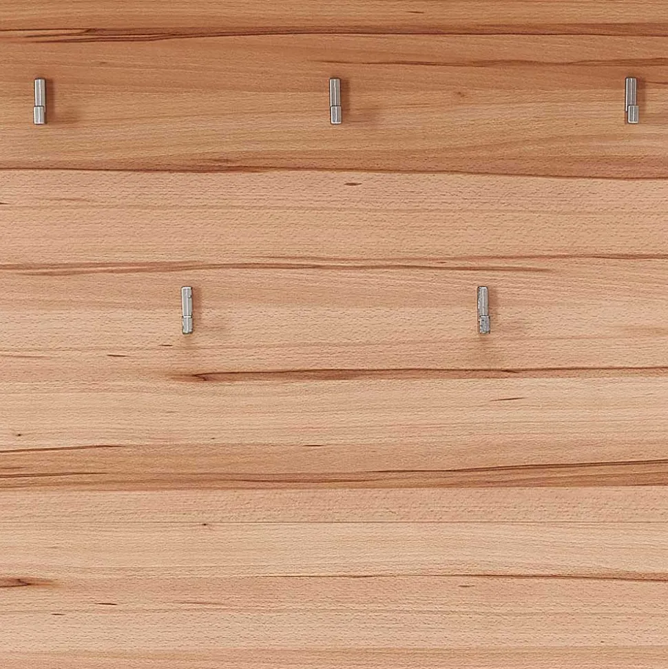 Wandgarderobe - 90x110x29 cm in Kernbuche - Viktorion