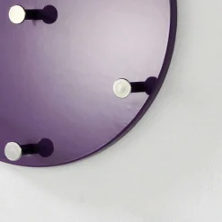 Wandgarderobe Fiona in Brombeerfarben