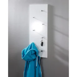 Wandgarderobe Gabrina in Weiß